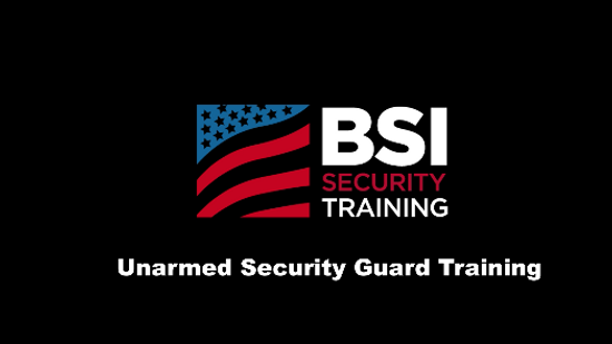 Unarmed Security Guard Training